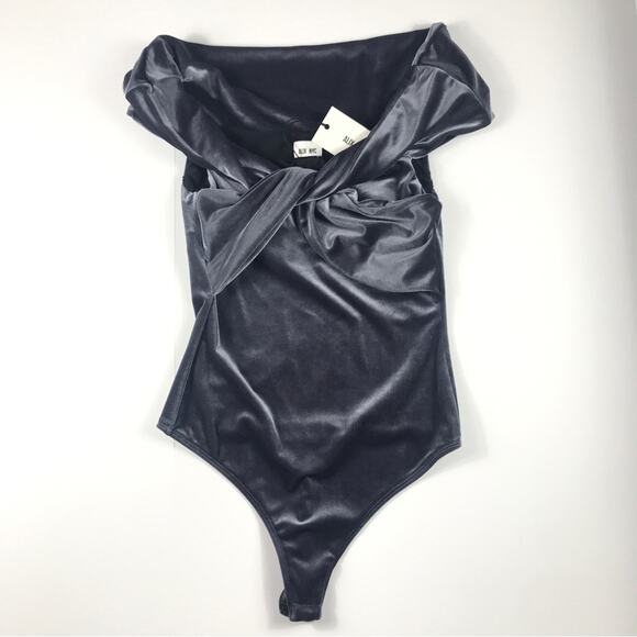 ALIX NYC Grove Twisted Bodysuit silver - Picture 6 of 13